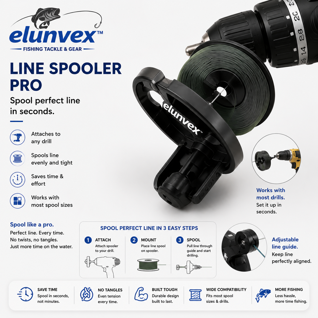 Elunvex™ ReelFlow Line Spooling System