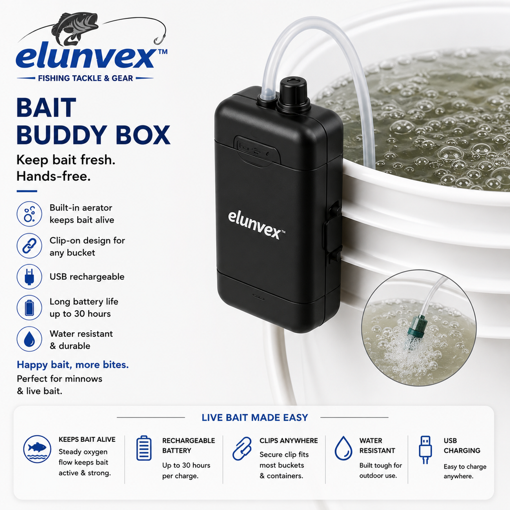 Elunvex™ AquaKeep Live Bait Aerator