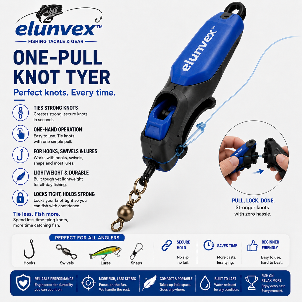 Elunvex™ QuickLock Fishing Knot Tool