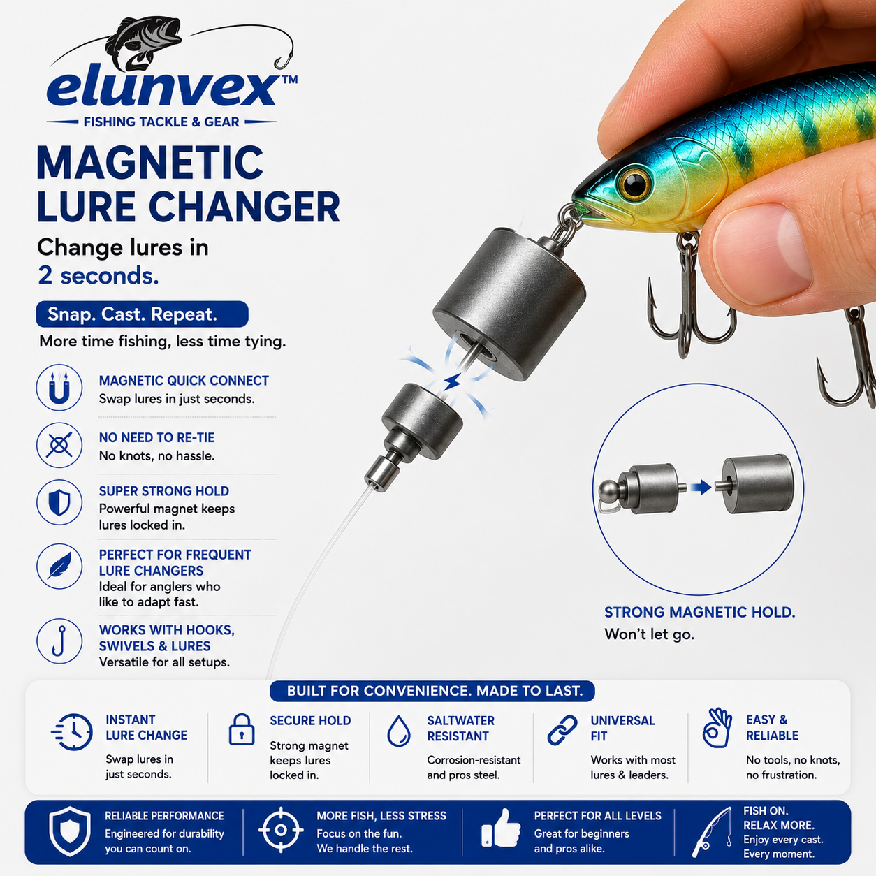 Elunvex™ MagSnap Lure Connector
