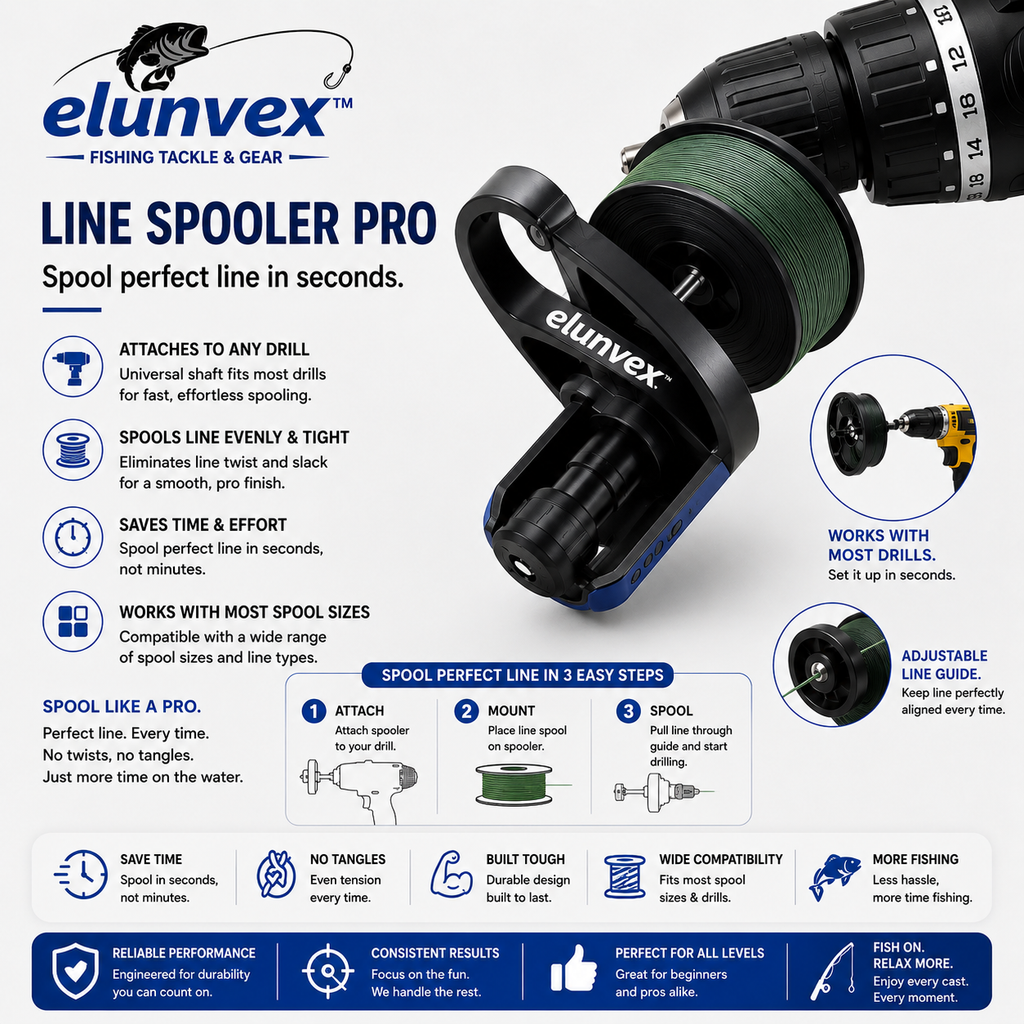 Elunvex™ ReelFlow Line Spooling System
