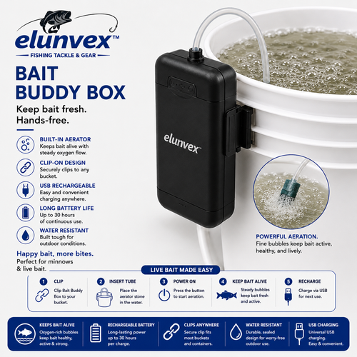 Elunvex™ AquaKeep Live Bait Aerator