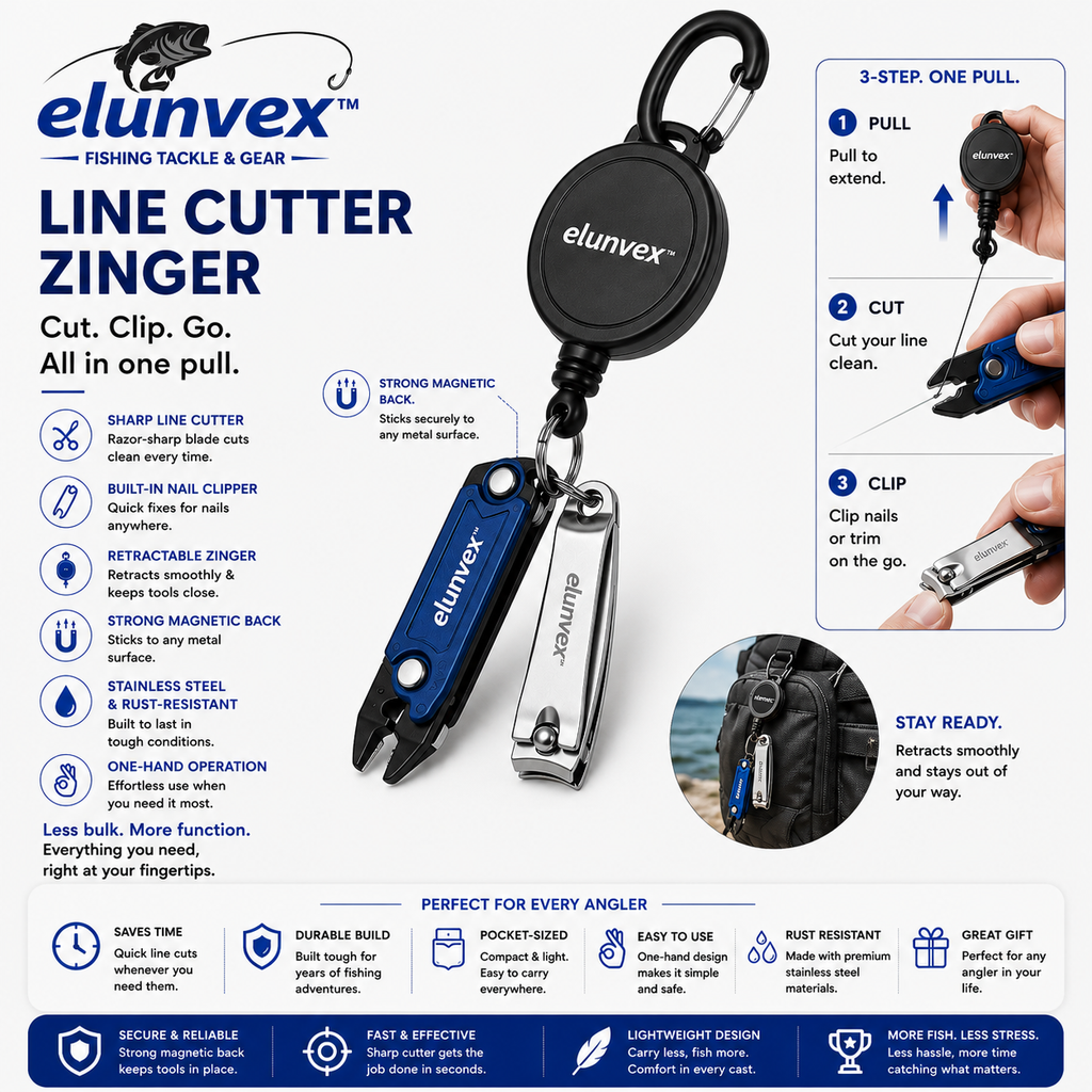 Elunvex™ SnapCut Retractable Fishing Tool